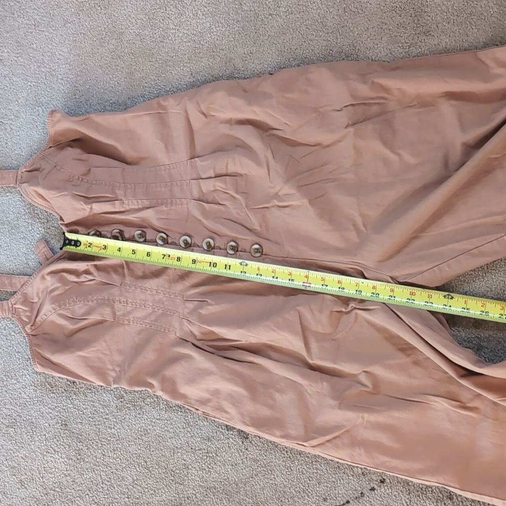 Universal Thread Tan Button-Front Jumpsuit - Picture 14 of 15